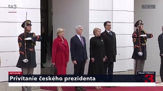 Privítanie českého prezidenta na Slovensku