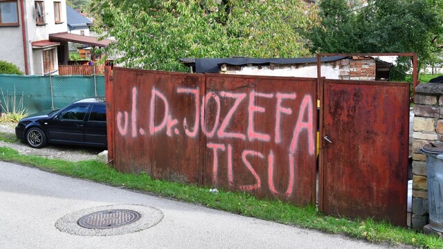 Ulica Dr. Jozefa Tisu, ktorá bola predmetom hlasovania v referende vo Varíne 29. októbra 2022