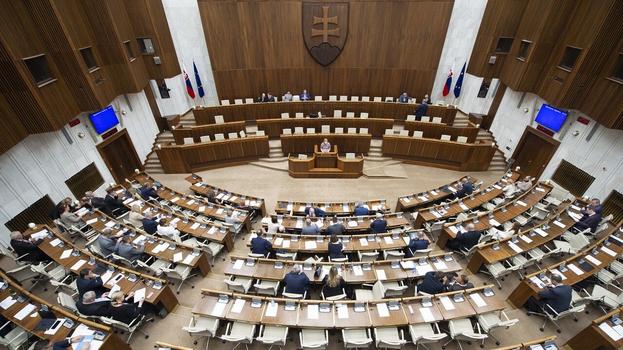 Poslanci diskutovali o ústavnom práve na hotovosť