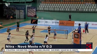 Na úvod play-off prehra vicemajsteriek. Volejbalistky Nitry podľahli Novému Mestu nad Váhom