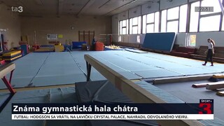 Známa gymnastická hala v Bratislave chátra. Rekonštrukcie sa tak skoro nedočká