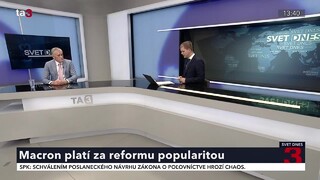 Macron platí za dôchodkovú reformu popularitou. Analytik vysvetlil, čo sa deje vo Francúzsku