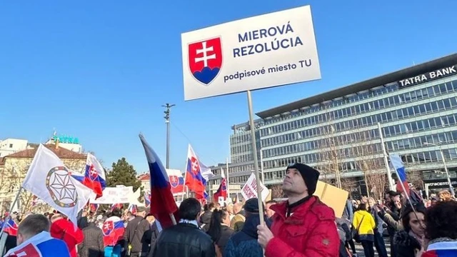 Pochod za mier v Bratislave, 3. marec 2023