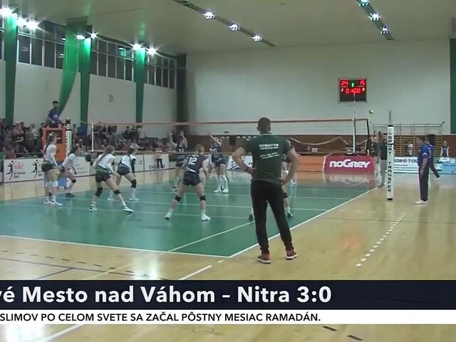 Volejbalistky Nového Mesta nad Váhom hravo vyhrali nad UKF Nitra