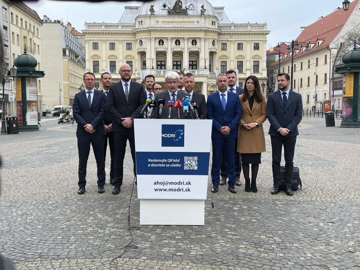 Modrí zbierajú podpisy na vznik politickej strany.