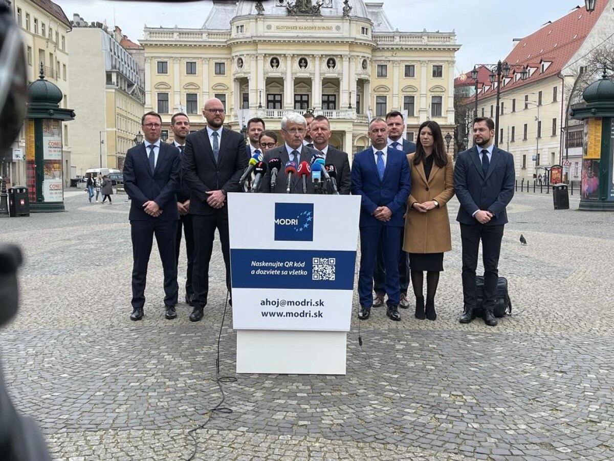 Modrí zbierajú podpisy na vznik politickej strany.
