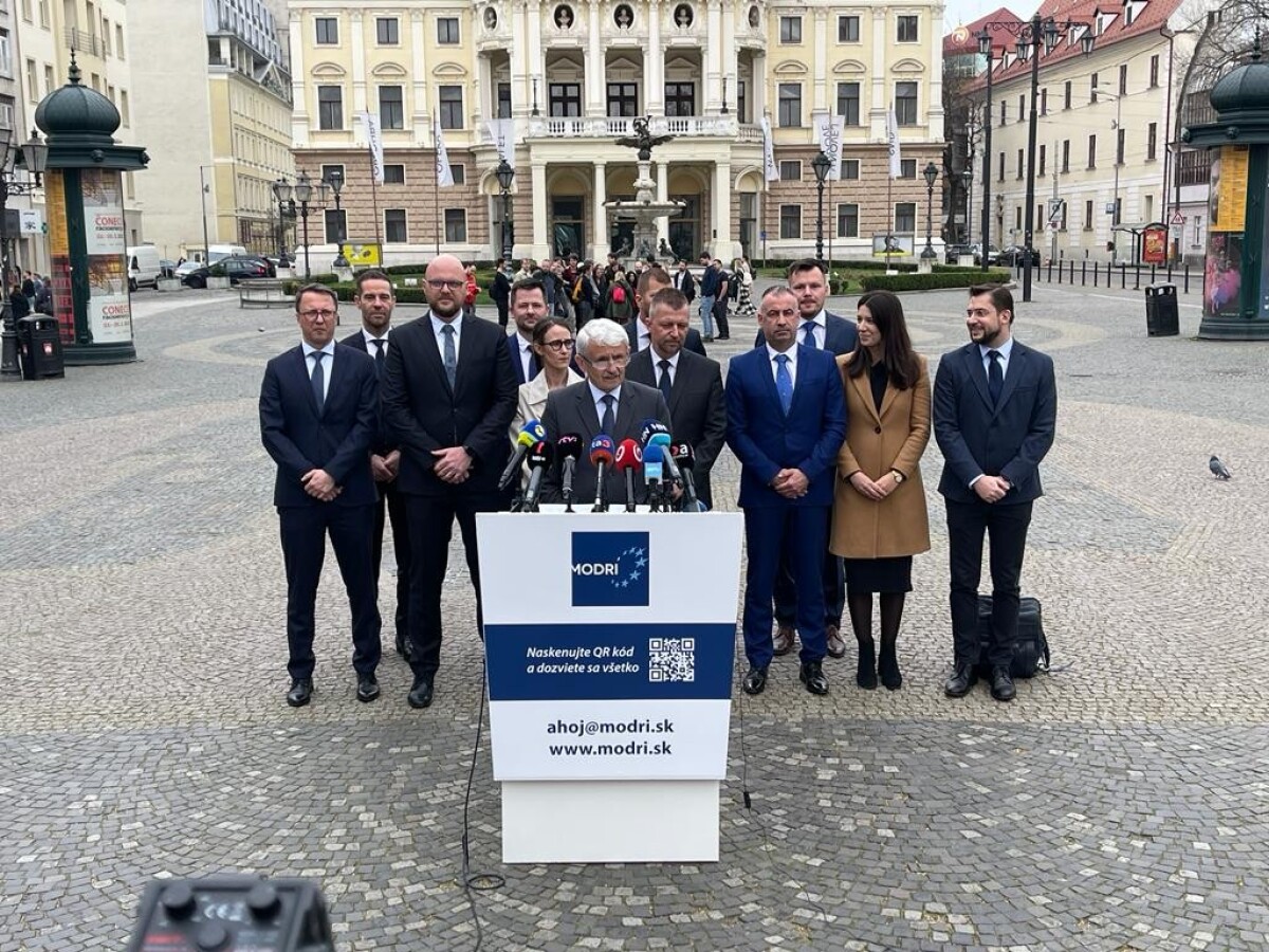 Modrí zbierajú podpisy na vznik politickej strany.