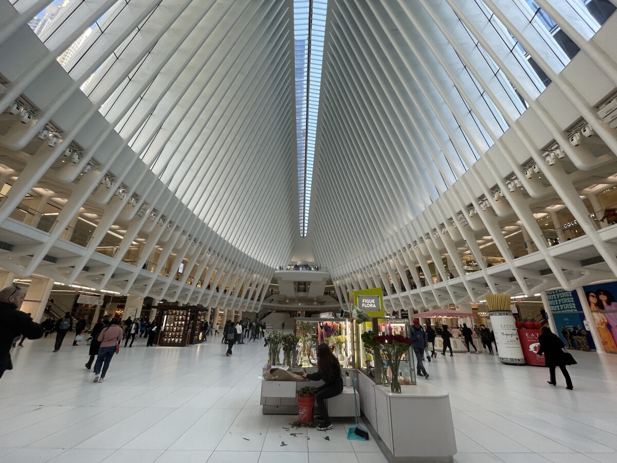 WTC Path stanica zvnútra