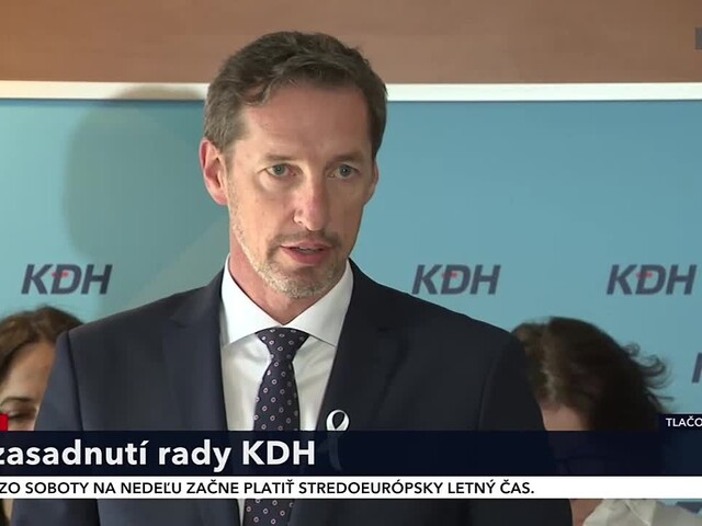 TB po zasadnutí rady KDH