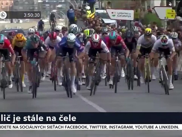 Groves vyhral 6. etapu Okolo Katalánska, na čele naďalej Roglič