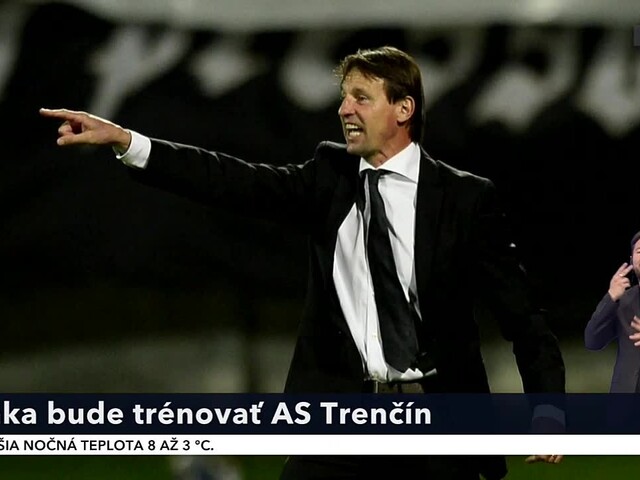 AS Trenčín mení trénera. Zimena by mal nahradiť Straka