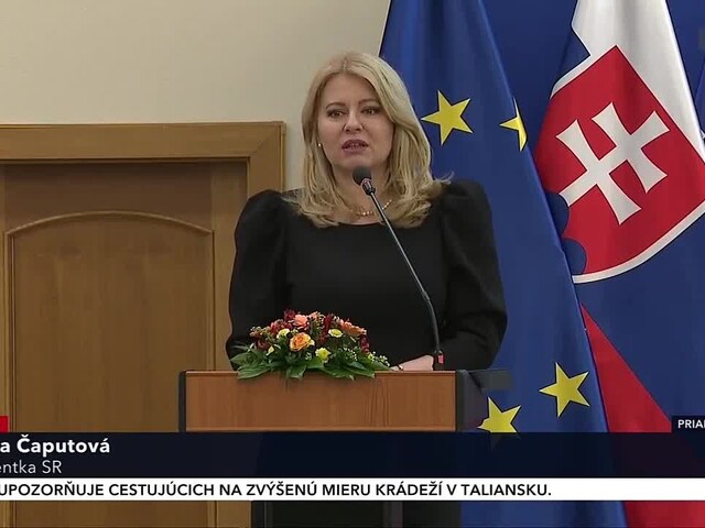 Príhovor prezidentky Z. Čaputovej po zahraničnej konferencii