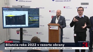 TB J. Naďa k bilancii roka 2022 v rezorte obrany