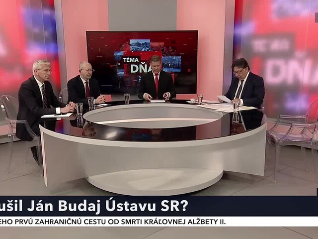 Porušil Ján Budaj Ústavu SR?