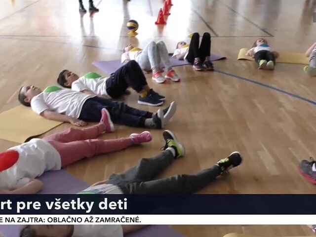 Šport pre všetky deti. Športová akadémia Mateja Tótha sa prihlásila do projektu rezortu práce