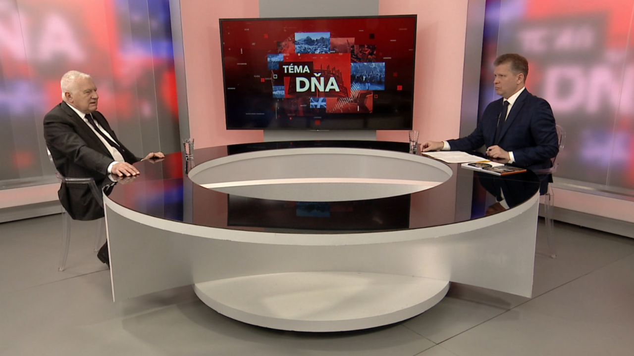 Téma dňa: Hosťom ta3 bude vo štvrtok český exprezident Václav Klaus