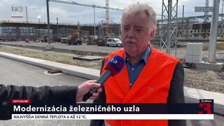 Modernizácia železničného uzla v Žiline je v polčase, stavba ma zlepšiť zastaranú infraštruktúru