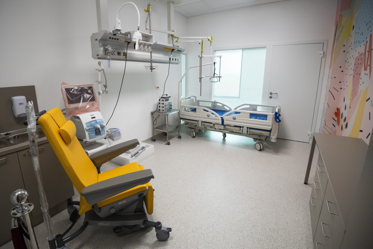 Na snímke jednotka intenzívnej starostlivosti.