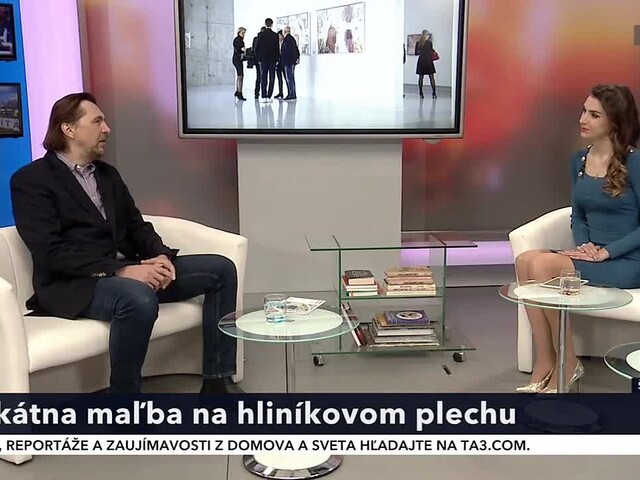 Maľbou na hliníkový plech si získal popredných galeristov. Fascinoval ma vnútorný svet, kde vzniká energia, hovorí výtvarník