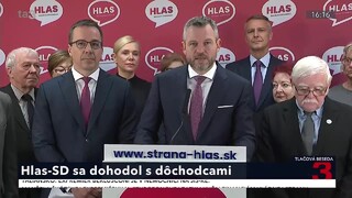 TB strany Hlas-SD o dohode s dôchodcami