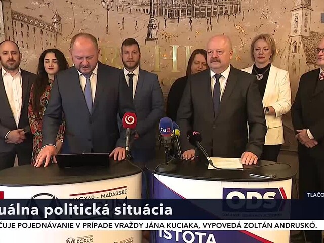 TB Maďarského fóra a strany ODS o voľbách
