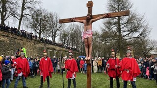 FOTO: V Prešove bolo živé predstavenie krížovej cesty Ježiša Krista. Štáb ta3 bol pri tom