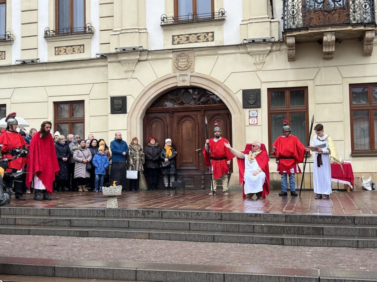Živá krížová cesta na Veľký piatok v Prešove