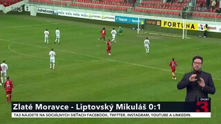 Liptovský Mikuláš zdolal Zlaté Moravce 1:0, Liptáci si pripísali druhé víťazstvo v sezóne