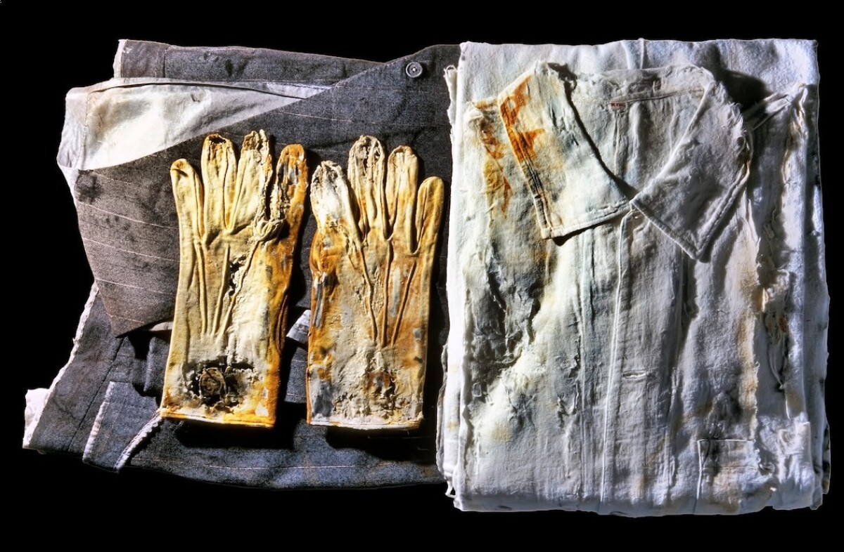 Oblečenie nájdené vo vraku Titanicu