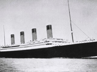 Titanic, keď vyplával zo Southamptonu v britskom Hampshire