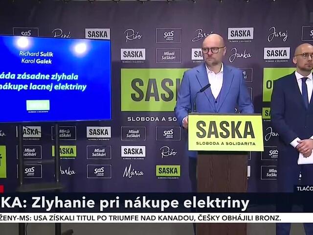 TB strany SASKA o zlyhaní pri nákupe elektriny
