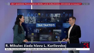 R. Mikulec žiada hlavu L. Kurilovskej