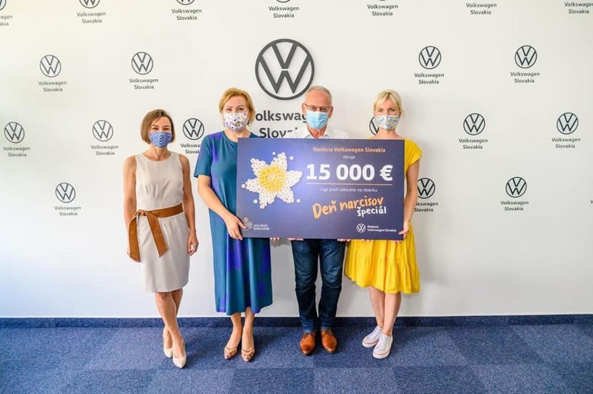 Deň narcisov - dar od spoločnosti Volkswagen Slovensko
