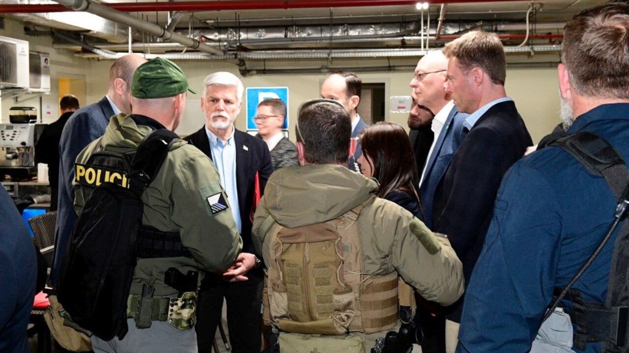 Pavel s Čaputovou sa museli v Kyjeve odobrať do krytu. Na väčšine Ukrajiny bol vyhlásený letecký poplach