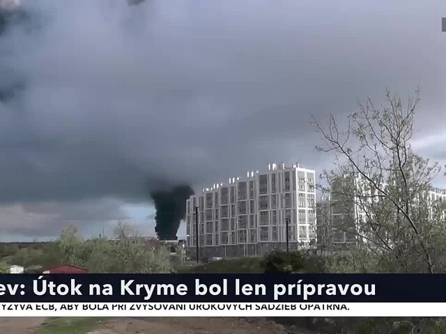 Útok dronmi na Kryme bol prípravou na protiofenzívu ukrajinskej armády, tvrdí Kyjev