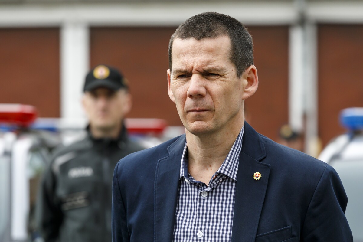 Na snímke prezident Policajného zboru SR Štefan Hamran.