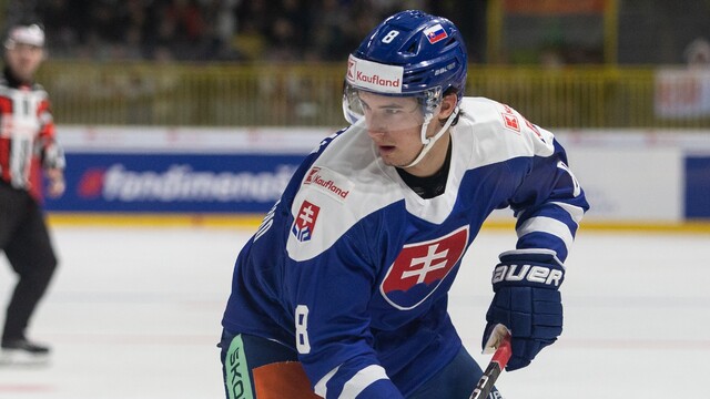 Na snímke slovenský útočník Martin Chromiak.