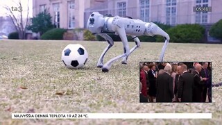 Robot, ktorý sa vie hrať s loptou aj na nerovnom teréne