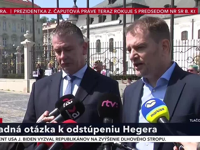 TB hnutia OĽANO o zásadnej otázke k odstúpeniu Hegera