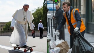 Pápež na skejtborde či Macron v krikľavej veste. Päť tipov, ako rozoznať naozajstnú fotografiu od AI