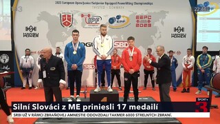 Slovensko v silovom trojboji na ME vyhralo až 17 medailí