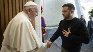 FOTO: Zelenskyj pricestoval do Ríma, stretol sa aj s pápežom. V nedeľu navštívi Nemecko