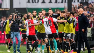 Holandský titul oslavuje Feyenoord, spolu s ním aj slovenský futbalista Hancko