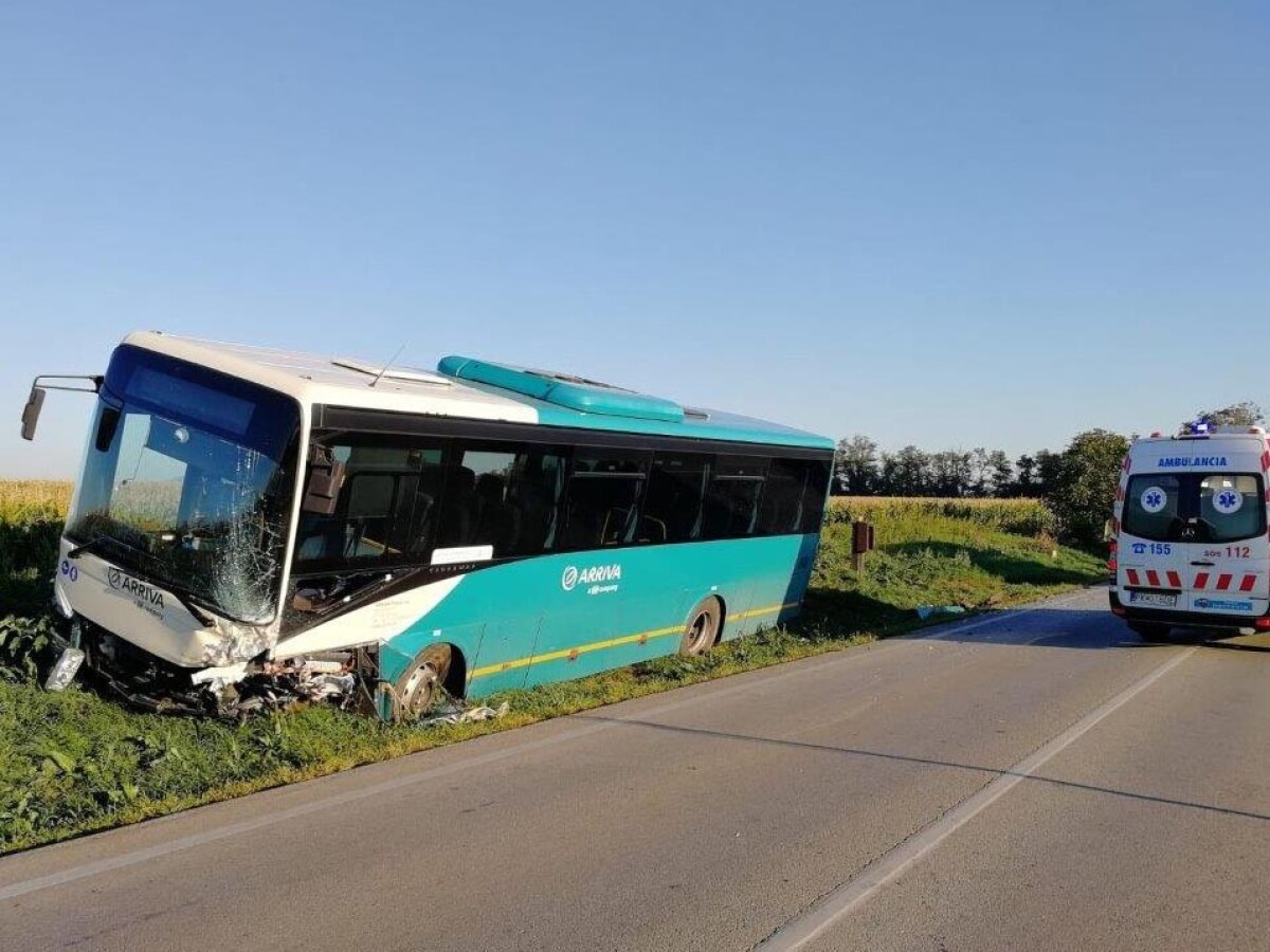 autobus zrážka