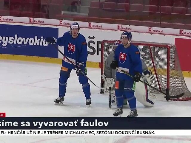 Slovenskí hokejisti majú za sebou tri zápasy. Musia sa vyvarovať faulom