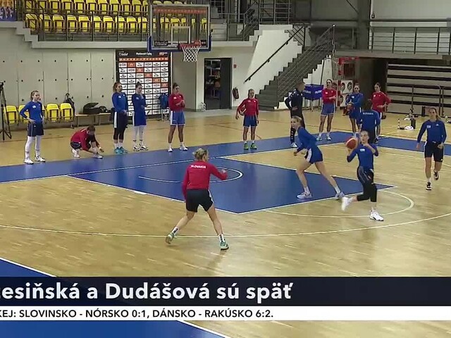 Wrzesiňská a Dudášová sú späť. Basketbalistky začali prípravu na majstrovstvá Európy