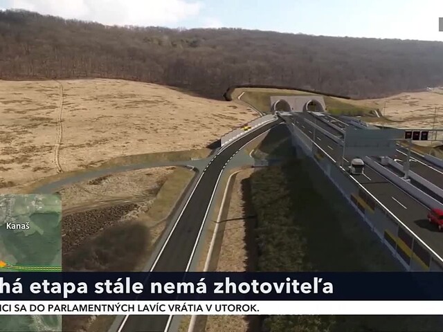 Výstavba prvej etapy severného obchvatu Prešova sa blíži do finále, druhá časť nemá zhotoviteľa