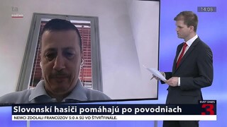 Slovenskí hasiči pomáhajú po povodniach