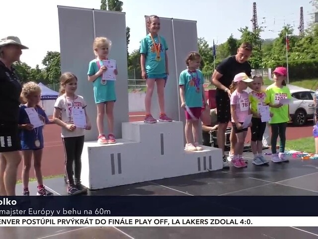 Najmenších láka atletika. Deti bojovali na oblastnom kole Čokoládovej tretry