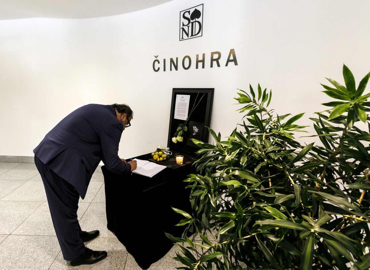 Pietna spomienka na zosnulého herca Daniela Heribana.